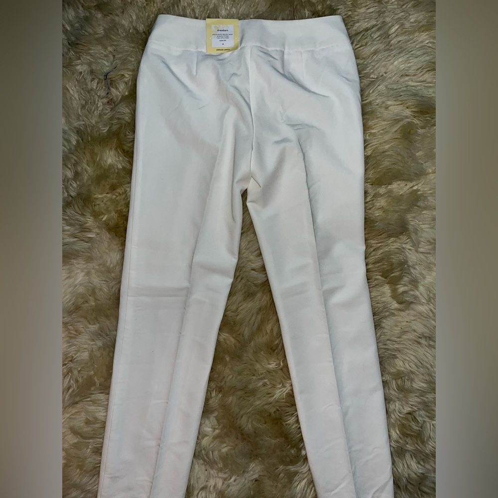White slacks, size 4 new with tag - Picture 2 of 6